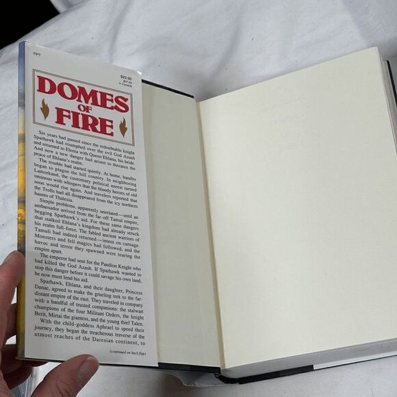 Domes of Fire by David Eddings 1st Edition 1st Printing True First Edition - Picture 4 of 10